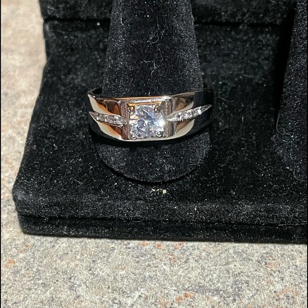 Men’s 1.6CTW Zirconia S925 Ring